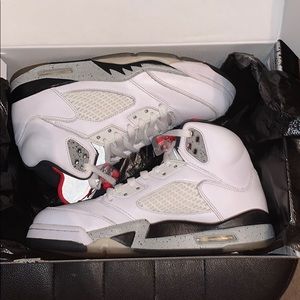 Air Jordan 5’s ‘White Cement’